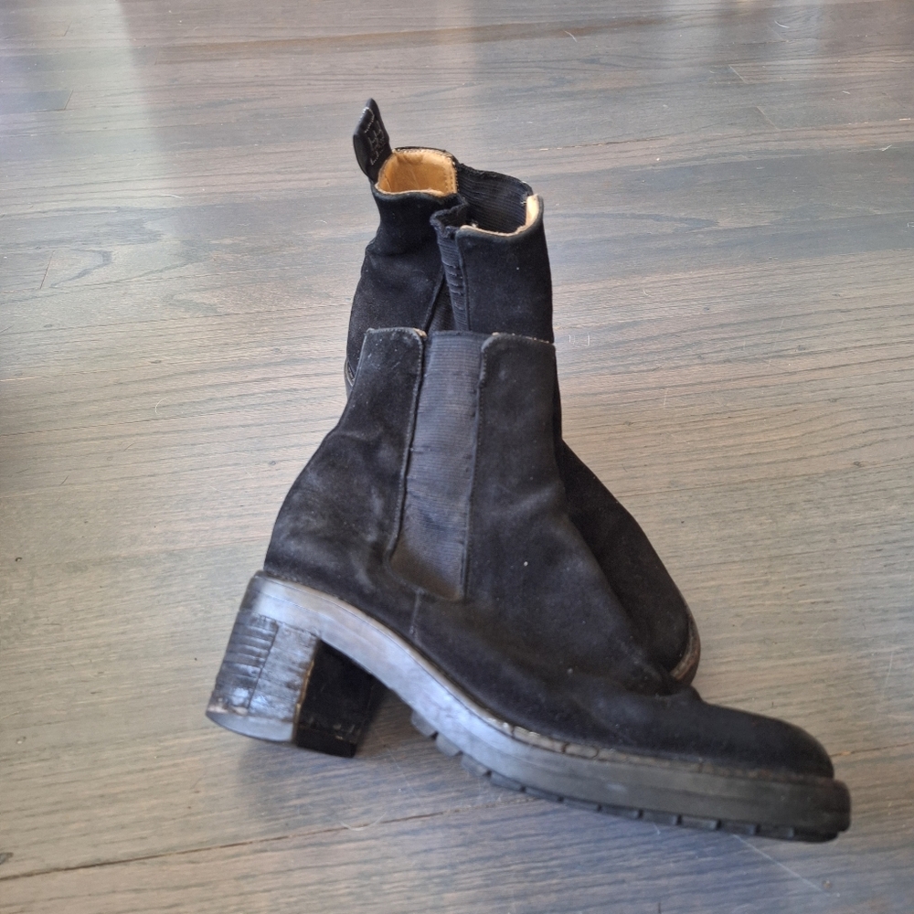 FREELANCE Suede Chelsea Ankle Boots 38